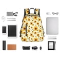 thumbnail image 3 of Disketp European-style Pattern Sunflower A Mochila Ligera e Impermeable, Mochila de Día Resistente para Viajes, Senderismo y Uso Diario para Hombre y Mujer, 3 of 6