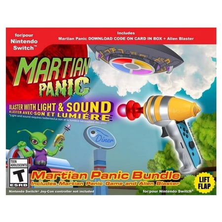 Martian Panic Bundle (Video Game and Blaster) - For Nintendo Switch