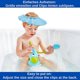 thumbnail image 4 of Gorro de natación para bebé, azul, gorro de ducha ajustable con cierres de clip, gorro de natación para protección de ojos y oídos para niños de 0 a 9 años, visera de natación para niños, 4 of 5
