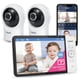 thumbnail image 1 of VTech RM7764-2HD 1080p Smart WiFi Acceso remoto 2 cámaras BabyMonitor, giro e inclinación de 360°, zoom 10X, pantalla HD de 7" 720p y visión nocturna, sonidos relajantes, conversación bidireccional, d, 1 of 5