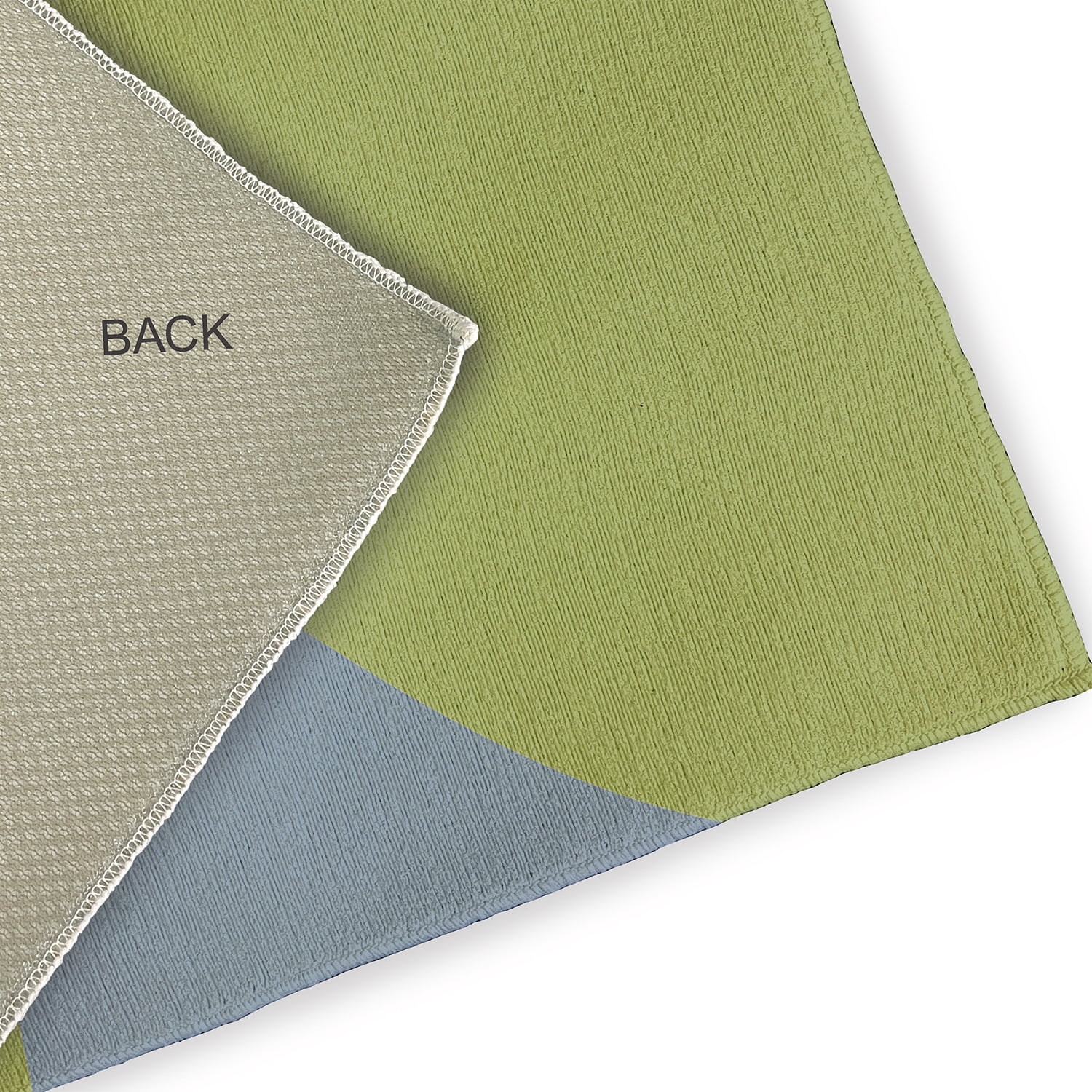 24" 36" Simply Daisy Bold Flowers Modern & Contemporary Chenille Area Rug, Apple Green