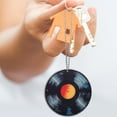 thumbnail image 3 of FRCOLOR 2Pcs Record Hanging Charm Keychians Pendant Music Party Favors Record Charm Record Pendant for Keychains, 3 of 8