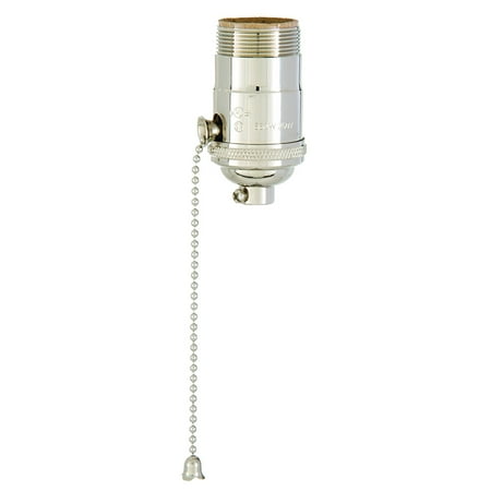 Heavy Turned Brass Socket With Antique Finish On Off Pull Heavy Turned Brass Socket With Antique Finish On Off Pull Chain Function
