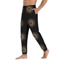 thumbnail image 3 of Kdxio Colorful Mandala Pattern Joggers,Sweatpants for Men with Pockets-Small, 3 of 5