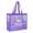 PURPLE, variant on Large Capacity Fine Mesh Beach Tote Bag with Funny pattern, Sand Proof Nylon Handbag Side Pockets For Pool Seaside Travel Swimming