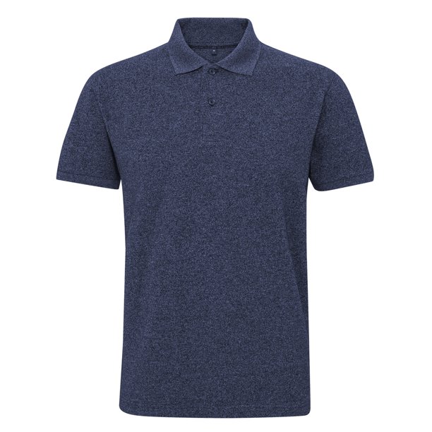 Asquith & Fox - Polo de manga corta modelo Twisted para hombre (Marino)