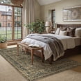 thumbnail image 2 of WIPONKEN 6x9 Area Rugs for Living Room Bedroom Dining Room Office Farmhouse, Machine Washable Non Slip Vintage Persia Rug Brown, 2 of 6