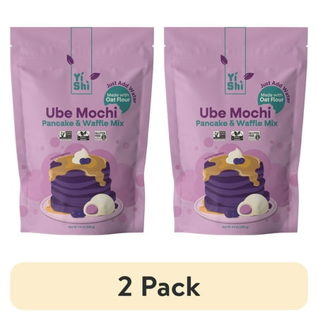 (2 pack) Yishi Ube Mochi Pancake & Waffle Mix