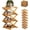Nature, variant on 9-Tier Bamboo Shoe Rack, Folding Vertical Narrow Bamboo Shoe Rack, Space Saving for Entryway, Closet adn Corner