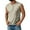 Khaki#228, variant on Evdexr Mokaloha Shirts for Men Light Weight Button Down Sleeveless Henley Shirt Muscle Fit Solid Colour Golf Shirt Hipster Workout Tee Shirt Vest with Pockets Brown 3XL
