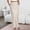 Beige, variant on Women's Satin Skirt High Waisted Maxi Skirts Work Office Party Long Skirt with Pockets