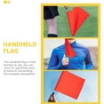 thumbnail image 5 of HERFIER 4Pcs Referee Flags for Sports Training & Competition, Red/Green, 5 of 8