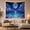 Full Moon Sea, variant on Full Moon Over a Turbulent Ocean, Mystical Digital Art for Ocean Lovers, Lunar Seascape Decor, Housewarming Gift, Tapestry Wall Hanging for Bedroom, Living Room and Dorm