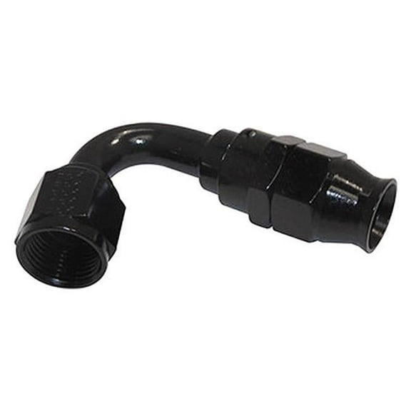 681206-BL -6 AN 120 deg PTFE Hose End Fitting - Black