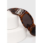 Balenciaga BB0321S 003 57mm Rectangle Sunglasses Womens Havana