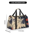 thumbnail image 3 of Disketp American Bald Eagle A Bolsa de Viaje Tipo Duffle, Bolso de Mano para Fin de Semana para Mujer, Bolsa de Gimnasio Ligera para Hombre, Esencial para Viajes, 3 of 7
