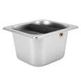 thumbnail image 1 of Kitchen & Cafe Waste Container for Barista Use Stainless Steel Coffee Grounds Disposal Bin, 1 of 8