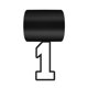 thumbnail image 1 of Number 1 Pendant for Baseball Necklace for Sports Fan Necklaces, 1 of 5