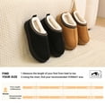 thumbnail image 4 of Vonmay Women's Cozy Platform Slippers, Warm Faux Fleece-Lined Indoor Outdoor Slippers with Anti-Slip Sole, Stylish and Comfortable Winter House Shoes, 4 of 7