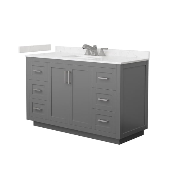 Wyndham Collection WCF292954SKGC2US3MXX Miranda 54" Free Standing Single Basin Vanity Set