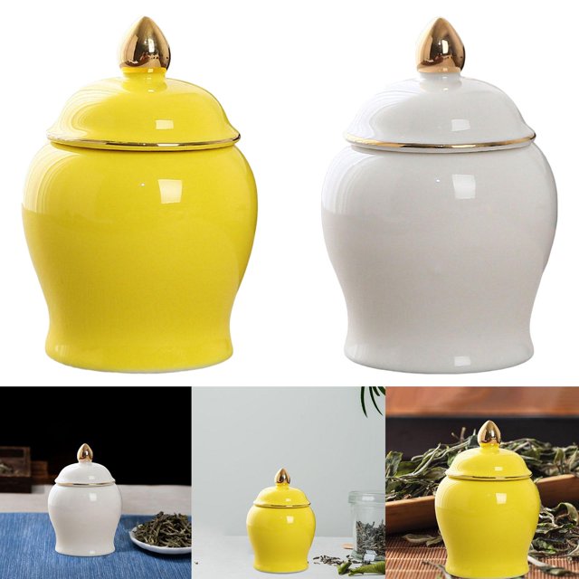 Recipiente De Cocina, Recipiente De Cerámica Para Almacenamiento De Alimentos, Para Granos De Café, Especias, Blanco+Recipiente De Cocina, Recipiente De Cerámica Para Almacenamiento De Fernando none