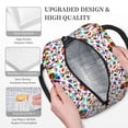 thumbnail image 3 of Salouo Mexican Bright Style for Insulated Lunch Bag for Women/Men - Leakproof Cooler Tote Bag Organizer - Reusable Lunch Box for Office Picnic Hiking Beach-One Size, 3 of 6