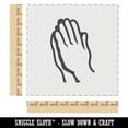 thumbnail image 2 of Praying Hands DIY Cookie Wall Craft Stencil - 9.0 Inch, 2 of 5