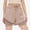 01 Khaki, variant on YueHuiYing Women's 2 in 1 Workout Shorts Gym Workout Yoga Running Biker Tennis Skirts Clothes Summer Coffee S