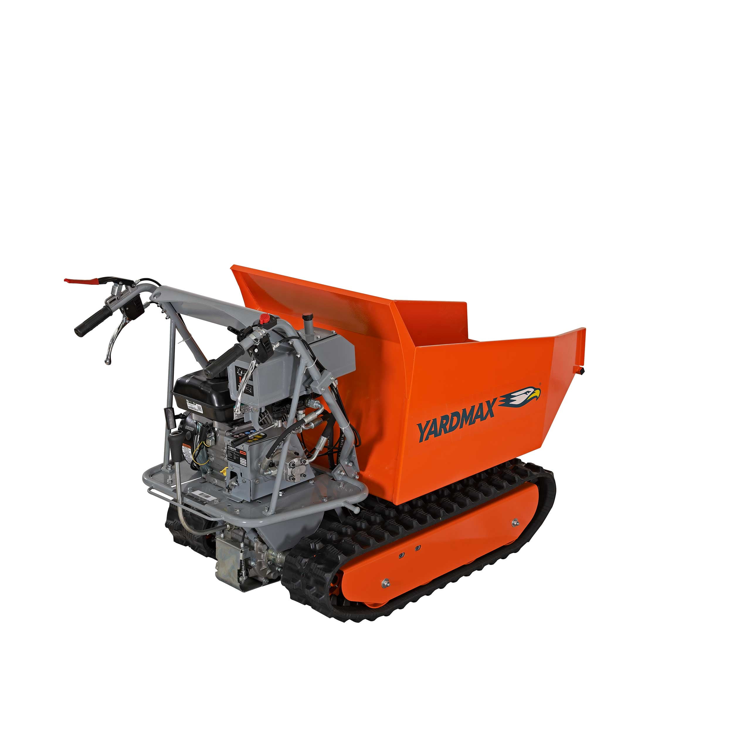 YARDMAX YD8105 Track Barrow with Hydraulic Assist, 1100 lb. Capacity, Briggs and Stratton, CR950, 6.5 hp, 208cc