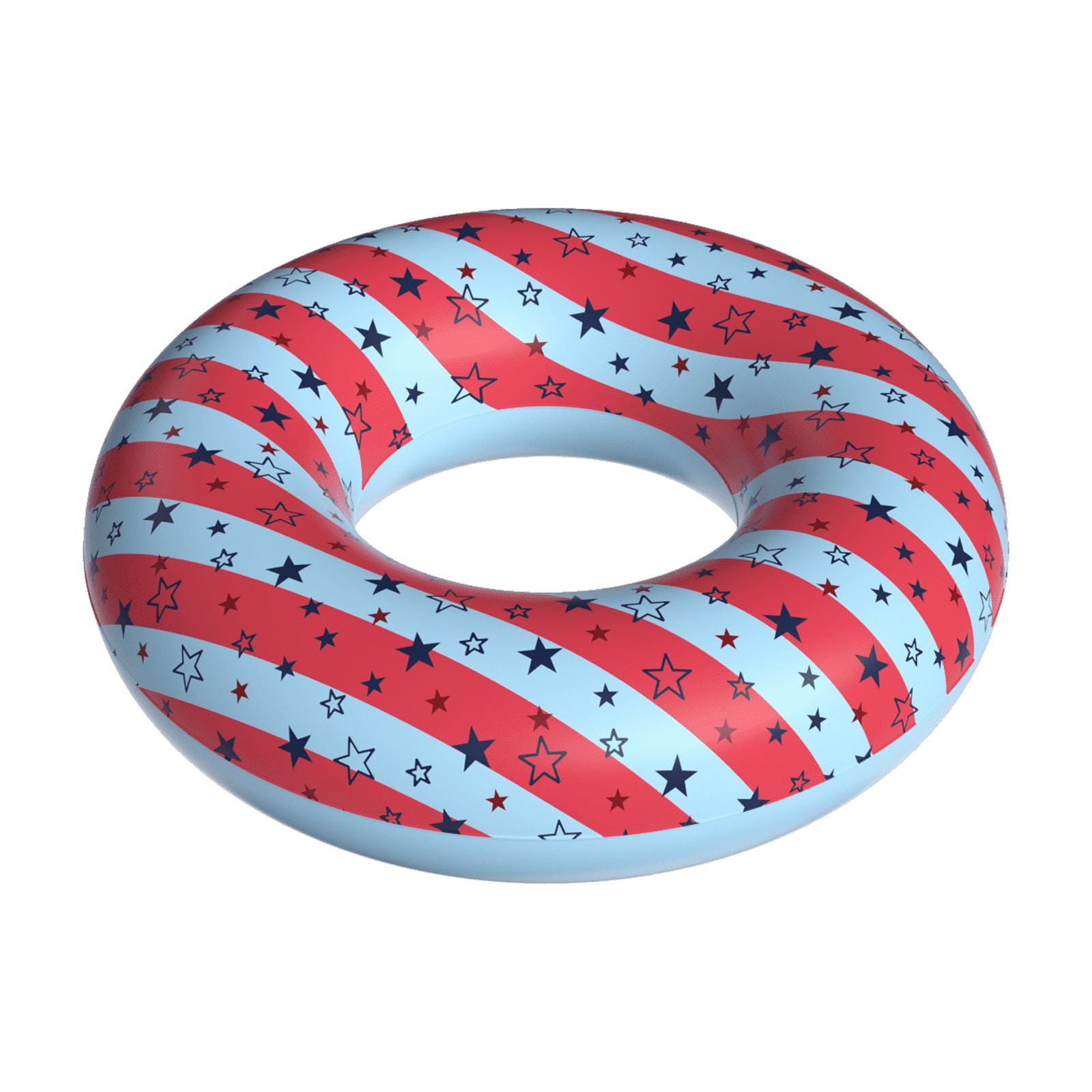 Koolwaves Patriotic American Flag Ring Float, Ages 8 & up, Unisex