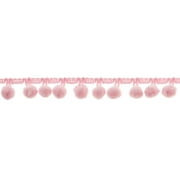 Simplicity Pom Pom Fringe 3/4"X4'-Pink