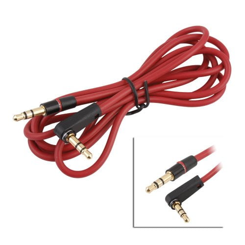 3.5mm Right Angle L Jack Cord AUX Cable 