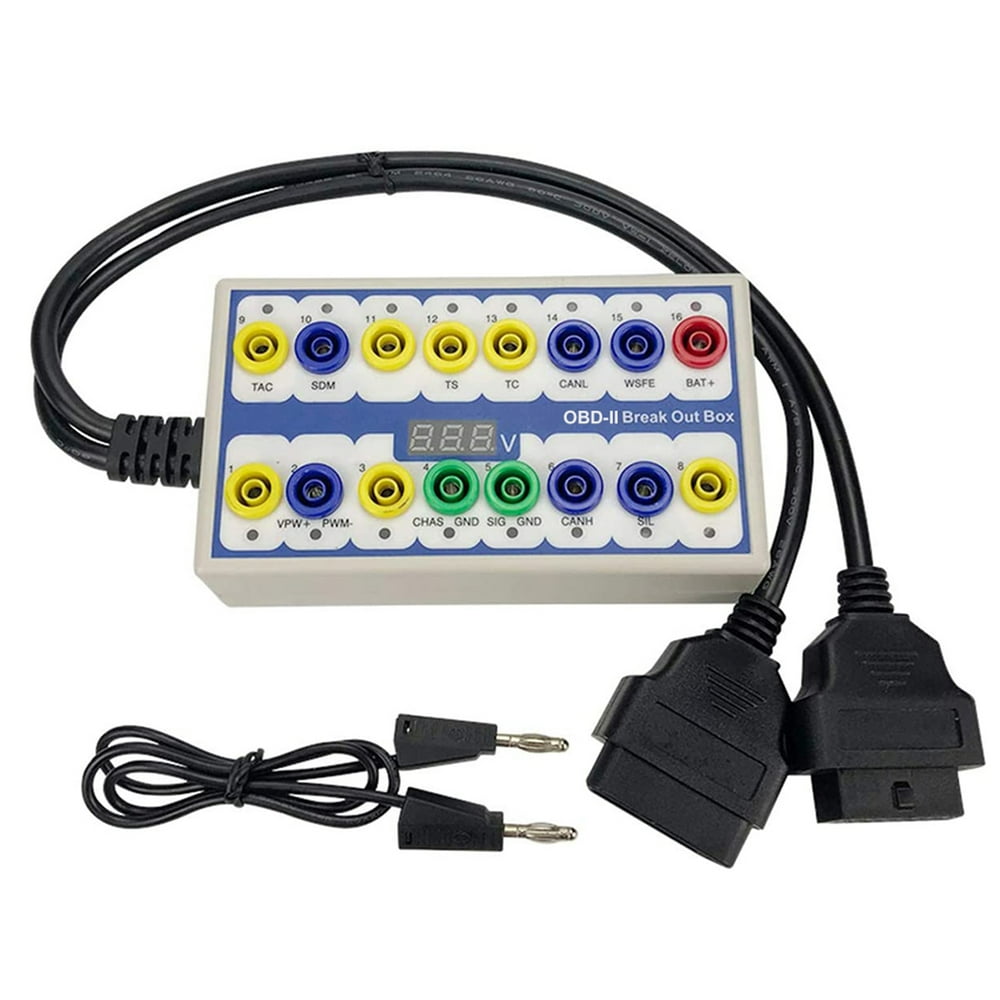 Professional Auto Car OBD2 Break Out Box OnBoard Diagnostics Breakout Box OBDII Protocol