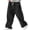 Black, variant on Men's Solid Color Corduroy Pants Loose Straight Leg Comfortable Outdoor