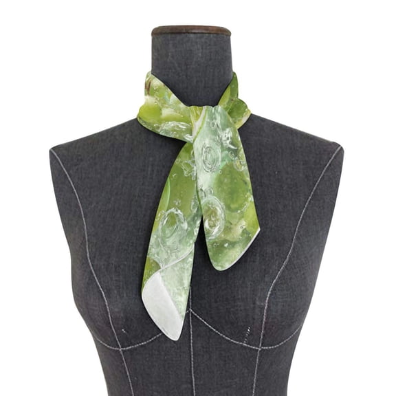 Square Scarf 24x24 Inch Watercolor Of Lemons and Grapes Silky Satin Sun Protection Neck Scarf for Women Multi-Purpose Head Wrap Bandana for Hair Bag Decoration