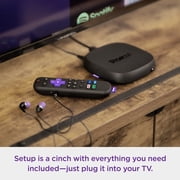 Roku Ultra | Streaming Device 4K/HDR/Dolby Vision, Roku Voice Remote with Headphone Jack, Premium HDMI® Cable
