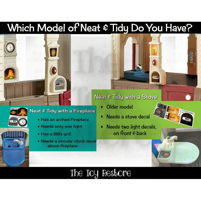 The Toy Restore Replacement Stickers Spare Decals fits Step - Main Image