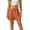 Orange, variant on Girls Active Shorts Elastic Waistband Plain Shorts (Orange 13-14Years)