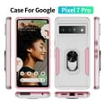 thumbnail image 5 of Dteck for Google Pixel 9 PRo / 9 Case with Stand Ring Kickstand Military Grade Fit for Magnetic Car Mount Anti-Scratch Shockproof Case, White, 5 of 7