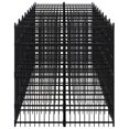 thumbnail image 2 of vidaXL Outdoor Dog Kennel Steel 14.75 m², 2 of 5