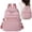 Pink, variant on Leather Laptop Backpack Purse for Women with USB Port Lightweight Water-Resistant Travel Work Handbag