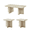 Beige Faux Marble, variant on Roundhill Furniture Mchome 3-Piece Coffee Table Set, Coffee Table and Two End Tables, Oak Finish