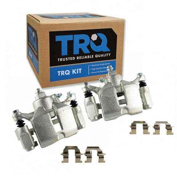 TRQ Rear Brake Caliper Set Compatible with 97-09 Buick 00-10 Chevrolet 98-02 Oldsmobile 97-03 Pontiac