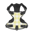 thumbnail image 4 of Lsque Lemon Yellow Checkboard Dog Harness, No-Pull Pet Harness with 2 Leash Clips, Adjustable Soft Padded Dog Vest with Easy Control Handle for Large Dogs-Large, 4 of 9