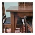 thumbnail image 3 of Crafters and Weavers Arts and Crafts Solid Wood Dining Table in Walnut, 3 of 3