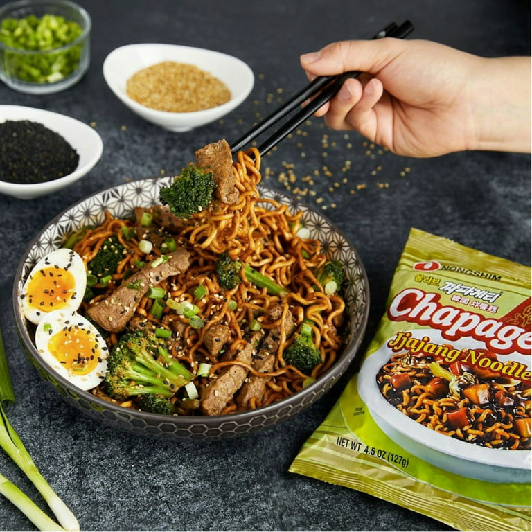 Nongshim Chapagetti Jjajang Noodle 4.48oz (127g) - Just Asian Food