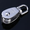 thumbnail image 3 of 304 Stainless Steel Single Wheel Swivel Pulley Block Lifting Rope M15, 3 of 3