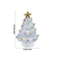 thumbnail image 3 of Dalxymotic Christmas Tree Tabletop Ornament, Festive Desktop Decorative Figurine, Holiday Winter Celebration Accent, Christmas Home Office Decoration for Desk, Shelf, Mantel, 3 of 7