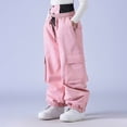 thumbnail image 5 of Snowboarding Pants, Waterproof Insulated Cargo Trousers, Windproof Loose Wide Leg for Cold Weather Activities, Hiking, Trekking, Adjustable Waist, 5 of 8