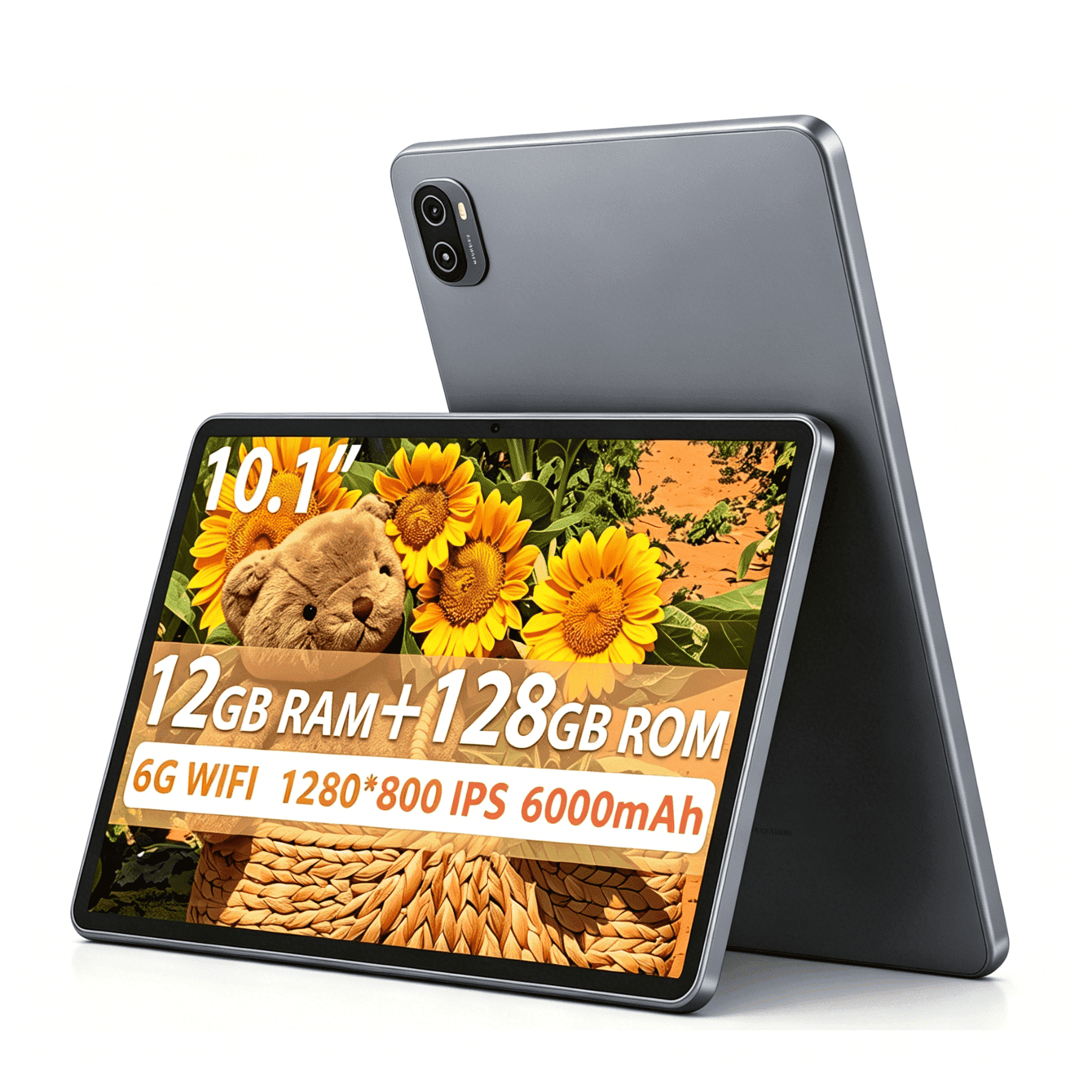 Android 15 Tablet,10 Inch Android Tablet,128GB+8GB+1TB Expand,5G